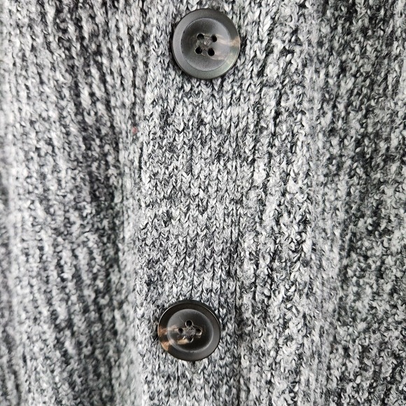Old Navy XL Unisex Cardigan Gray Grandpa Sweater Oversized Buttons Pockets - Picture 3 of 8